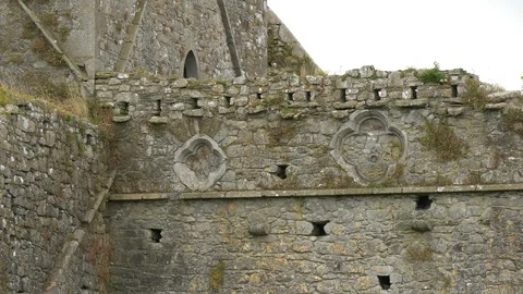 Medieval elements at Hore Abbey Stock Footage 86498797