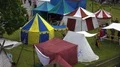 Medieval event at castle Regenstein in mountain range Harz landscape 4k or 4k+ Resolution