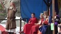 Medieval event with knight games at castle Regenstein in Harz mountains GER 4k or 4k+ Resolution