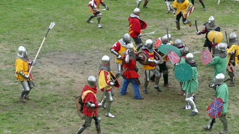 Medieval fencing 動画素材 112742656