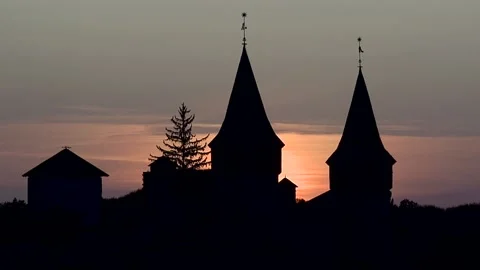 Medieval fortress Stock Footage 117313080
