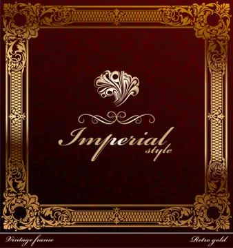 Medieval frame Stock Illustration