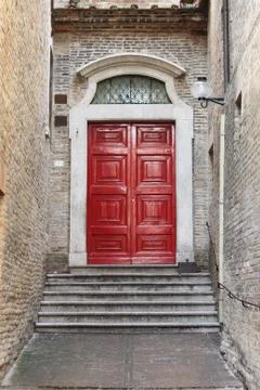 Medieval front door Foto stock