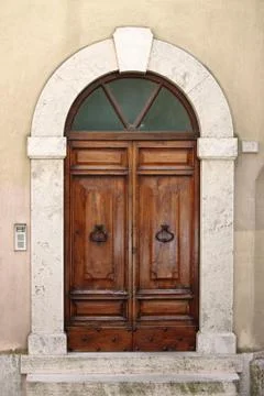 Medieval front door Stock Photos