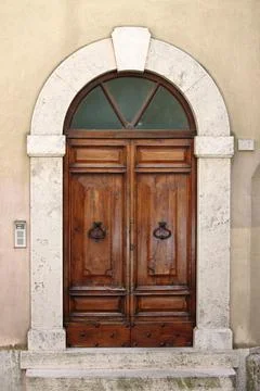 Medieval front door Stock Photos