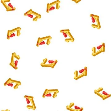 Medieval gallows isometric icon vector sign illustration Stock Illustration