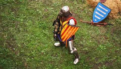 Medieval games Stock Photos