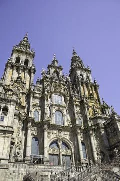 Medieval Gothic Cathedral Foto stock