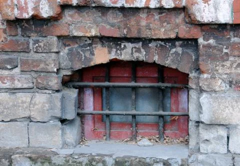 Medieval Grilled Window Stock Photos
