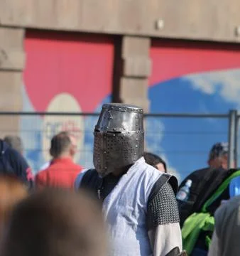 Medieval helmet Stockfoto's