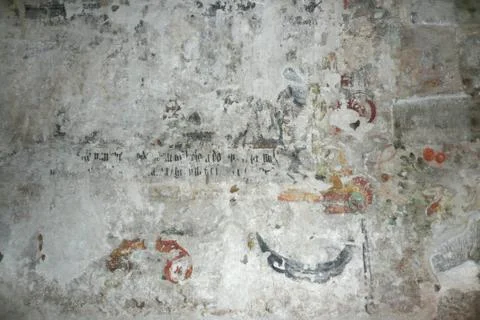 Medieval inner wall Stock Photos