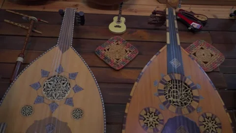 The Medieval Islamic Oud  Stock Footage 324914547