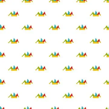 Medieval jester pattern seamless vector Stock Illustration