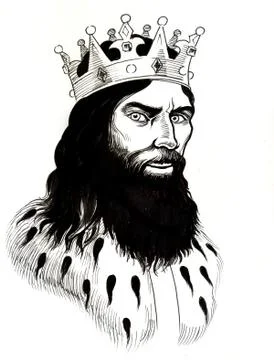 Medieval king Stock Illustration
