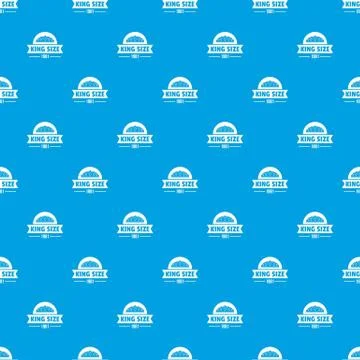 Medieval king pattern vector seamless blue Stockillustratie