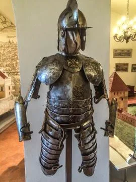 Medieval knight armor Stock Photos