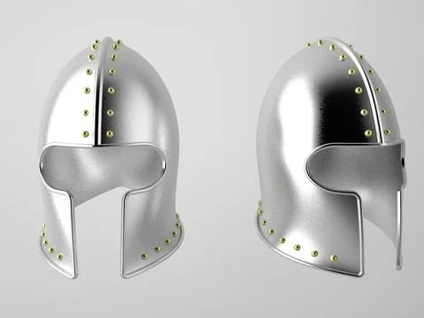 3D Model: Medieval Knight Helmet 2 - solidworks 3D model #96453039