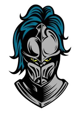 Medieval knight Illustrazione stock