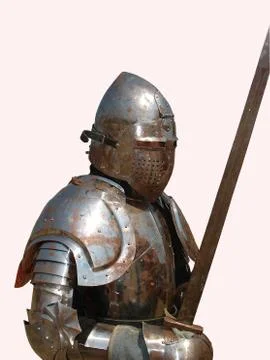 Medieval Knight isolated Stock Photos