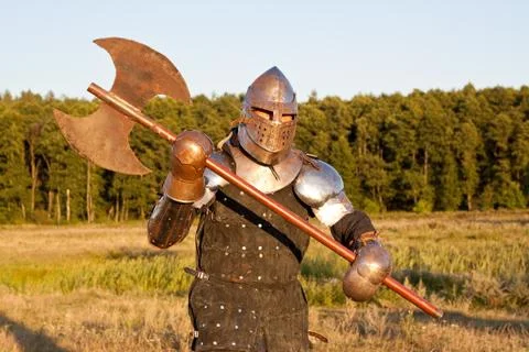 Medieval knight Stock Photos