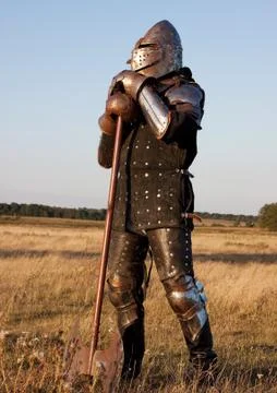 Medieval knight Stock-Fotos