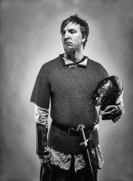 Medieval knight Stock Photos