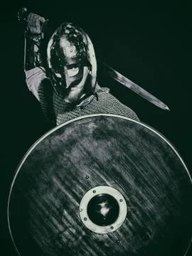 Medieval knight Foto stock