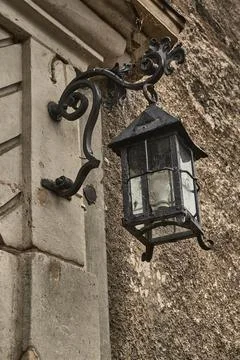 Medieval lamp Stock Photos