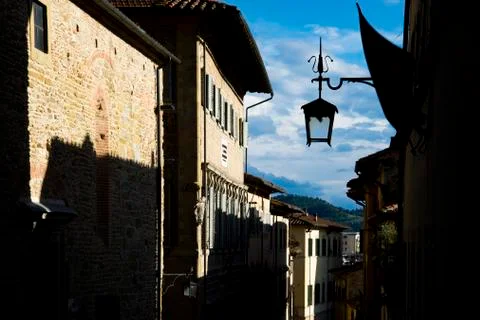 Medieval lanterns Stock Photos