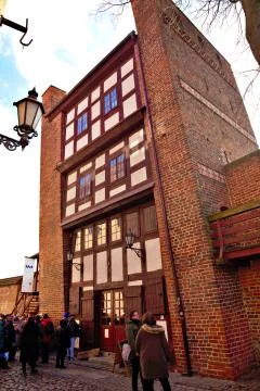 Medieval leaning tower Stock Photos