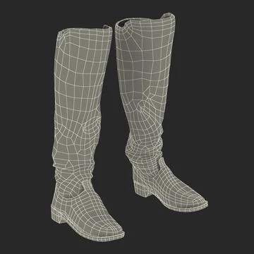 Medieval Leather Boots 3D Model ~ 3D Model #90618290 | Pond5