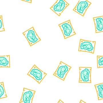 Medieval map color icon vector flat illustration Illustrazione stock