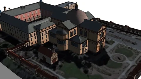 Medieval Monastery Stock-Footage 78531617