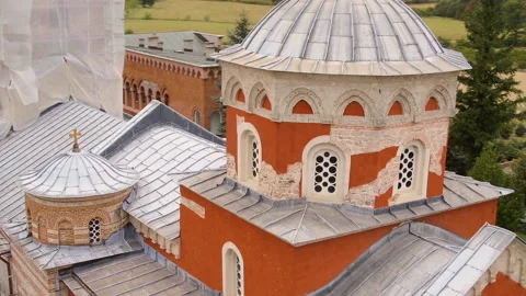 Medieval monastery Zica Stock Footage 151892822
