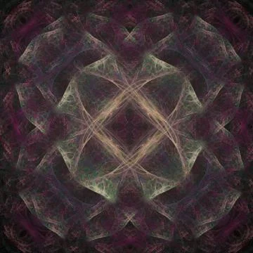 Medieval pattern in the form of crosses Illustrazione stock
