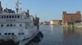 The medieval port in Gdansk, Poland HD Footage