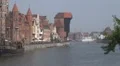 The medieval port in Gdansk, Poland HD Footage