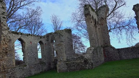 Medieval priory ruins Stock-Footage 262918270
