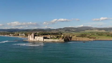 Medieval Renaissance Castle Stock Footage 254802318