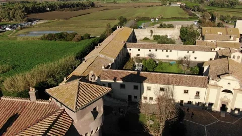 Medieval Renaissance Castle Stock Footage 254802372