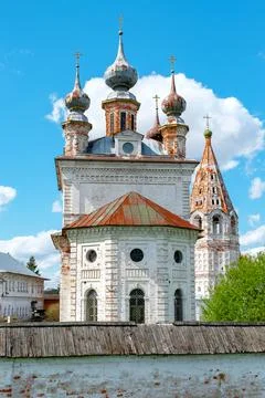 Medieval russian monastery Stock Photos