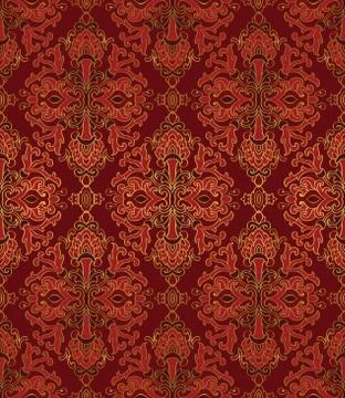 Medieval seamless pattern. Stock Illustration