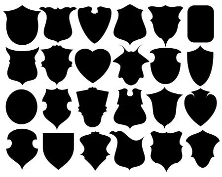 Medieval set Stock Illustration