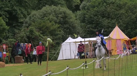 Medieval skills at a  joust 動画素材 65442657