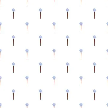 Medieval spiked mace weapons seamless pattern background Stock Illustration
