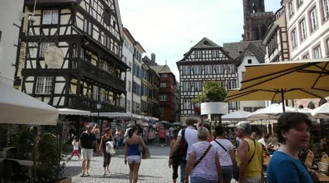 Medieval square 스톡 동영상 12572249