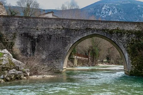 Medieval Stone Bridge Stock Photos