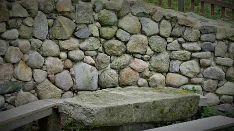 Medieval stone monastery Foto stock