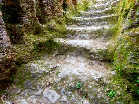Medieval Stone Steps Stock Photos