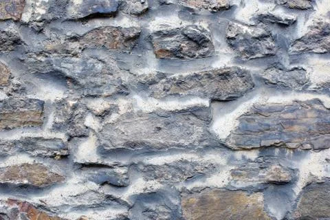Medieval stone wall Stock Photos